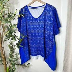 Catherine’s 3X Women’s Blue Top